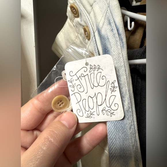 NWT Free People Road Trip Lightweight Denim Long Skirt - Size 2 - Picture 7 of 8